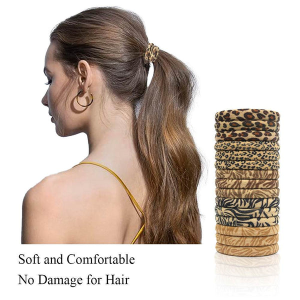 Leopard Towel Hair Ring - ZEYTONCART