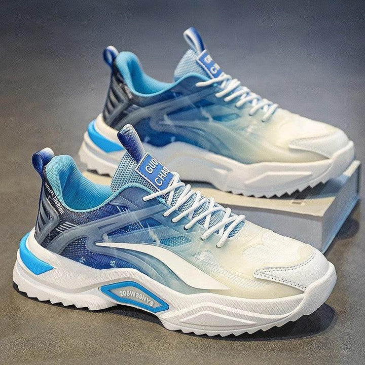 Lace-up Dad Shoes Fashion Thick-soled Sports Shoes Casual Breathable Sneakers For Men - ZEYTONCART
