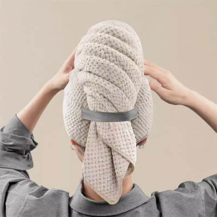 Hair-drying Cap Coral Fleece Quick-drying Thickening Hair Drying Towel - ZEYTONCART