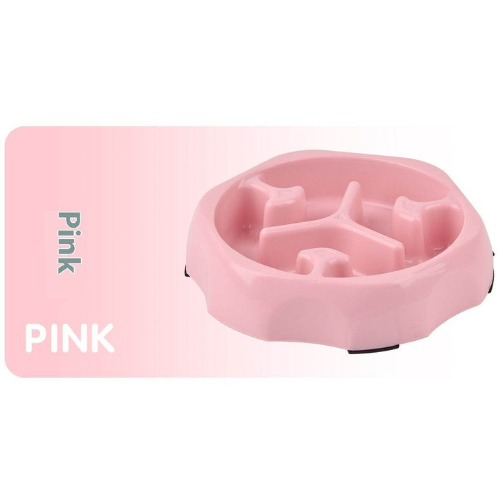 Round Slow Feeding Bowl Pet Supplies Slow Food Basin - ZEYTONCART