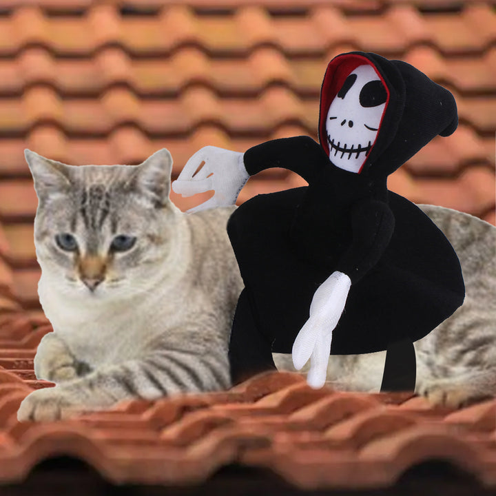 NEW Funny Pet Halloween Costume Halloween Pet Decoration Dress Up Pet Cosplay Costume Halloween Pet Clothes Spider Pumpkin Vest - ZEYTONCART