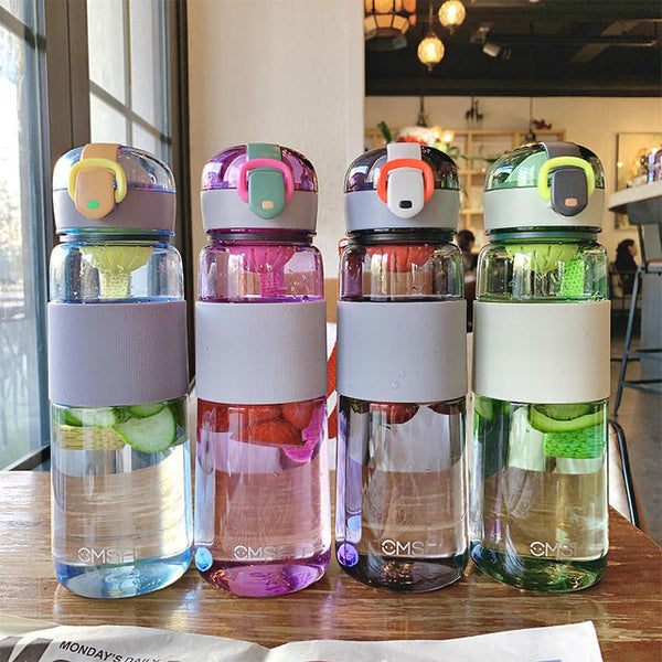 Sports Plastic Water Cup Female Creative Large Capacity Male Student Simple And Portable - ZEYTONCART