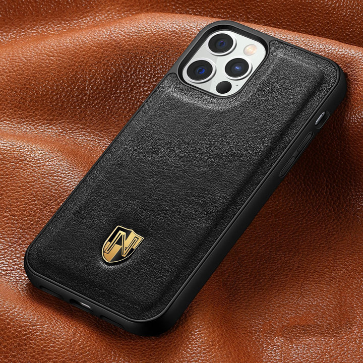 Leather Phone Case Luxury Top Layer Leather - ZEYTONCART
