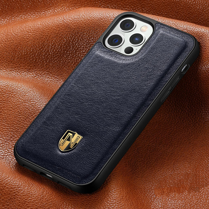 Leather Phone Case Luxury Top Layer Leather - ZEYTONCART