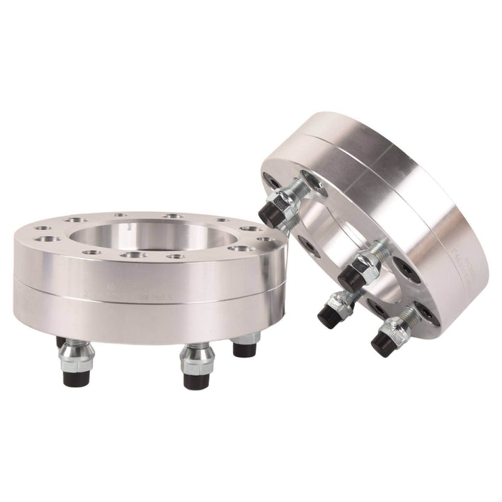 4x 6x5.5 To 5x5 Wheel Adapters 2'' Use 5 Lug Wheels On 6 Lug Trucks M14x1.5 - ZEYTONCART