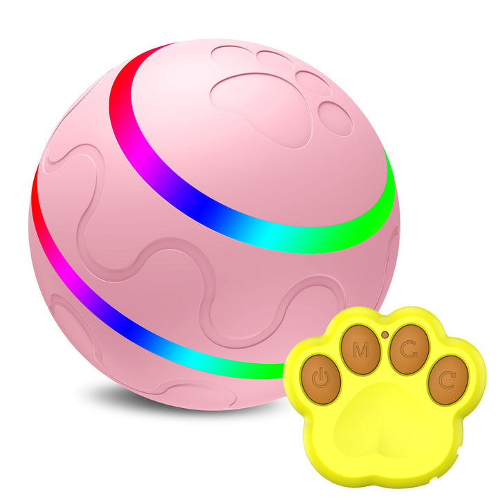 Pet New Cat Wicked Ball Toy Intelligent Ball USB Cat Toys Self Rotating Ball Automatic Rotation Ball - ZEYTONCART