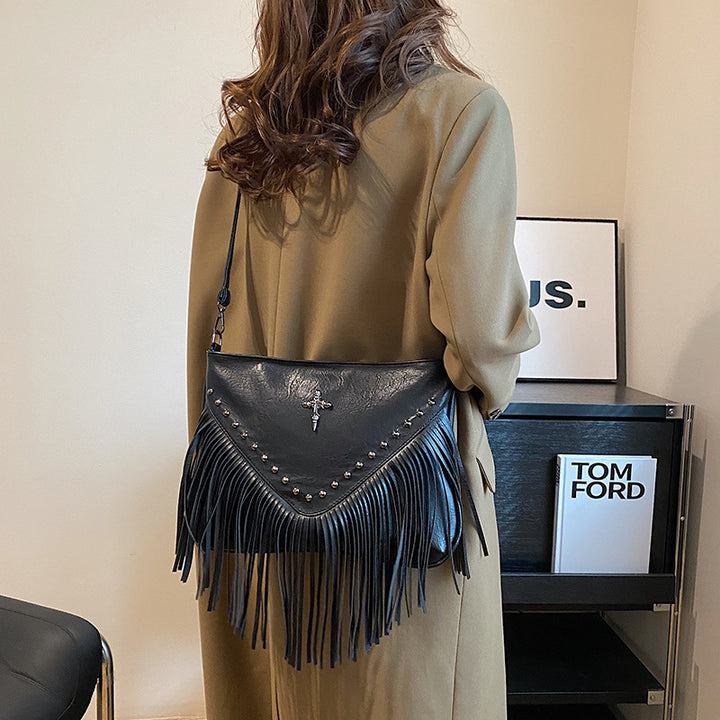 Women's Fashion Rivet Crossbody Bag - ZEYTONCART