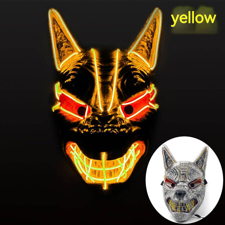 Halloween LED Full Face Luminous Mask - ZEYTONCART