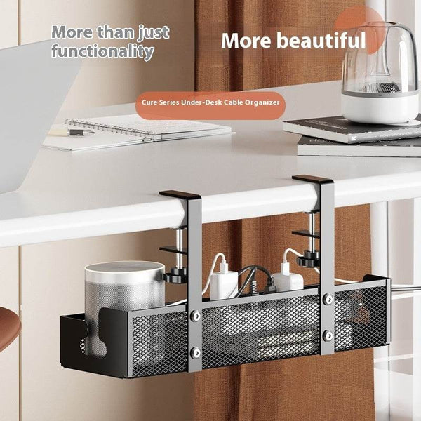 Punch-free Cord Manager Under The Table Cable Management Rack - ZEYTONCART