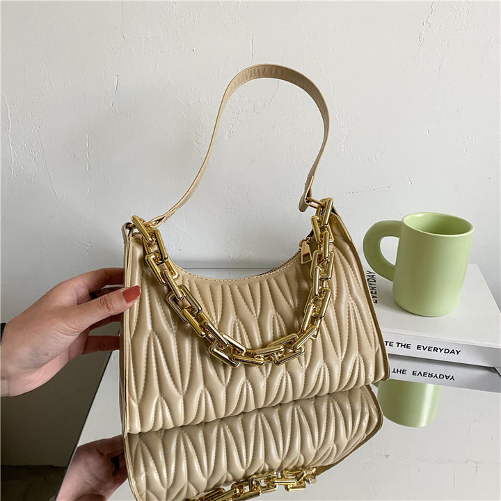 Fashion Acrylic Chain Underarm Bag - ZEYTONCART