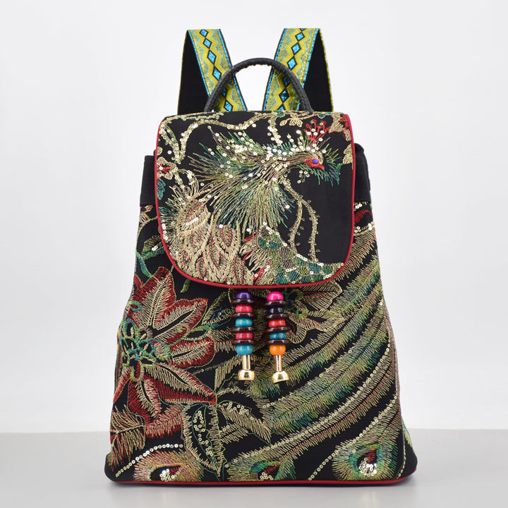 Fashion Women's Canvas Bucket Backpack - ZEYTONCART