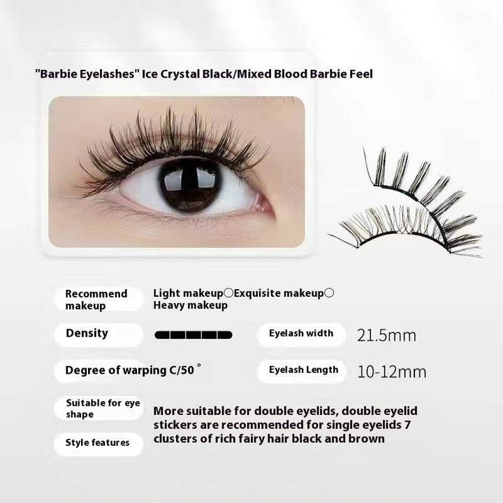 Magnetic Eyelashes Thick Zero Glue Long C Curved Eyelashes - ZEYTONCART