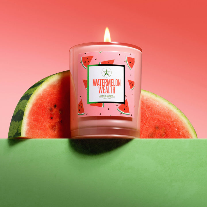 Watermelon Wealth Candle - ZEYTONCART