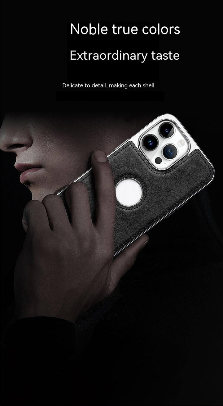 Applicable Phone Case All-inclusive Drop-resistant High-grade Leather Bracket Shell - ZEYTONCART