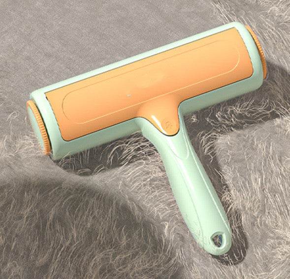 Two-way Roller Hair Removal Brush Sticky Scratch Automatic Cleaning Pet Hair Remover - ZEYTONCART