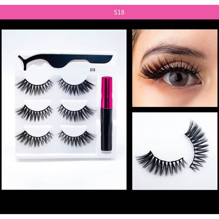 3 Pairs Of Magnetic Eyelashes - ZEYTONCART