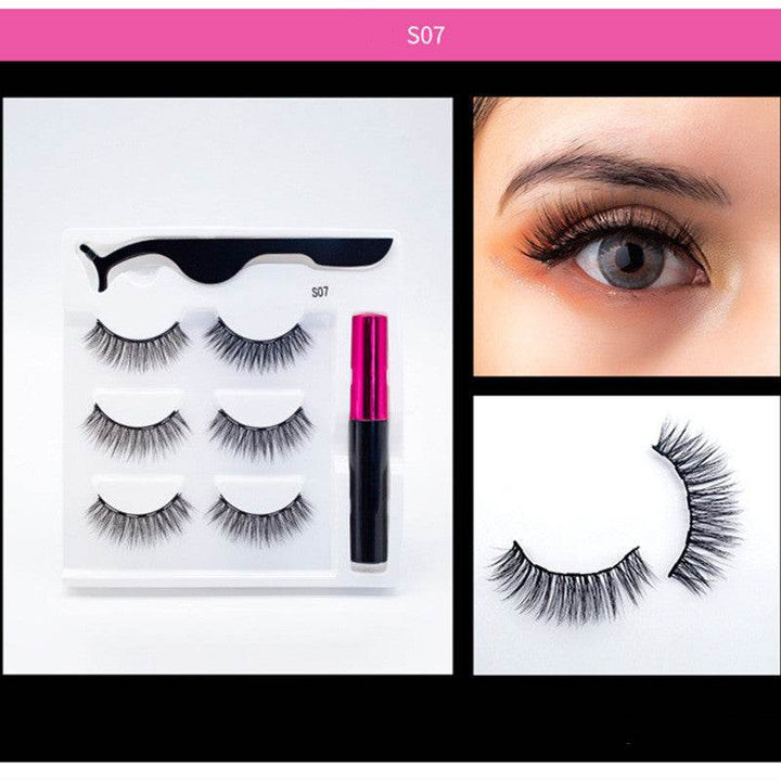 3 Pairs Of Magnetic Eyelashes - ZEYTONCART