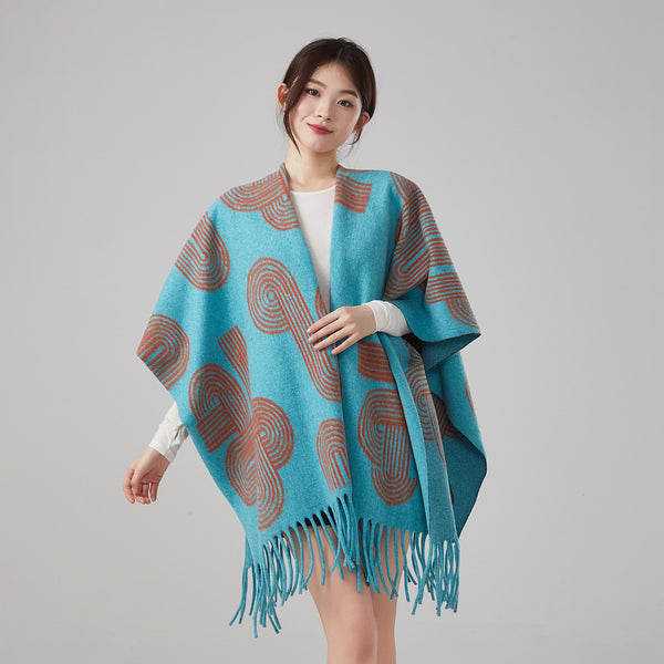 Autumn And Winter Ethnic Style Warm Shawl - ZEYTONCART