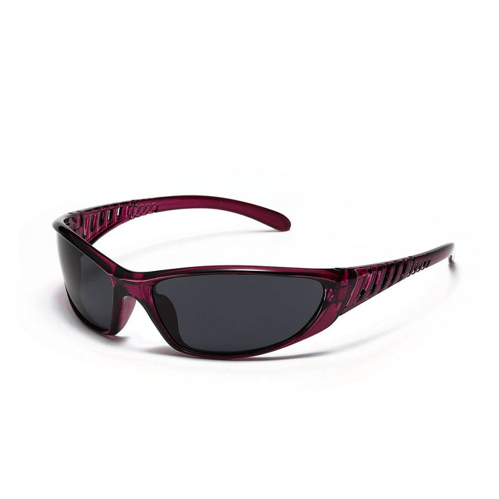 New Colorful Hollow Futuristic Tech Sunglasses - ZEYTONCART