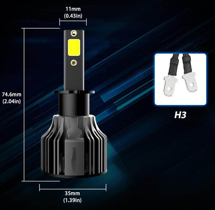 Car LED Headlight Bulbs 6000K Auto Headlamp Kit - ZEYTONCART