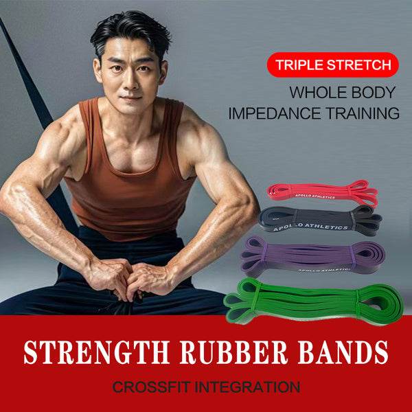 Latex Exercise Bands For Body Stretching, Powerlifting, Resistance Training - Not Shipped On Weekends - ZEYTONCART