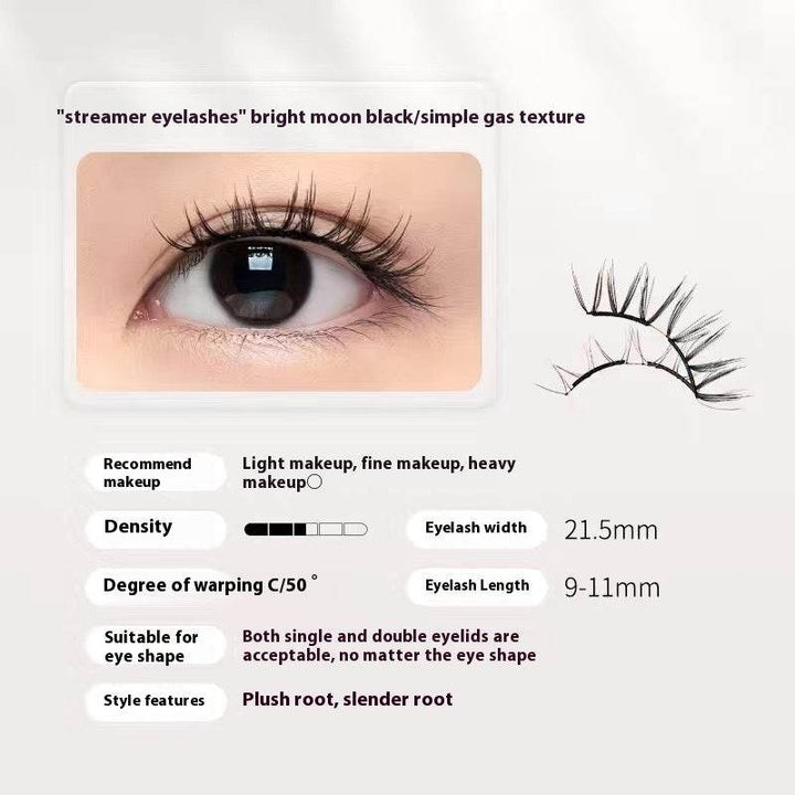 Magnetic Eyelashes Thick Zero Glue Long C Curved Eyelashes - ZEYTONCART