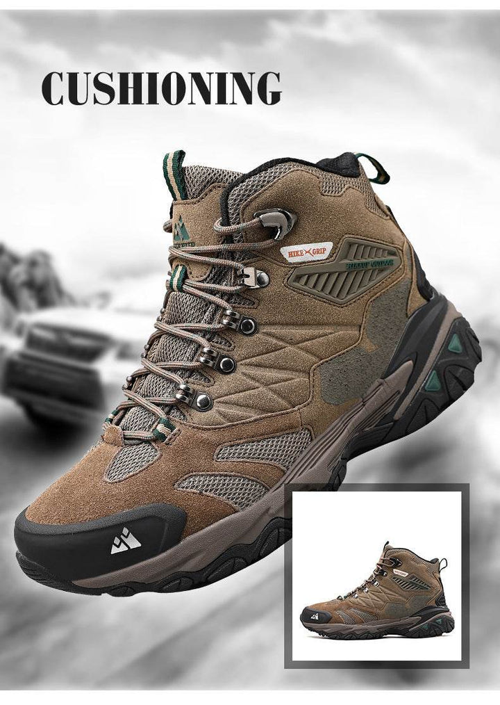 Outdoor Leisure Sports High-top Waterproof Non-slip Men's Hiking Shoes - ZEYTONCART