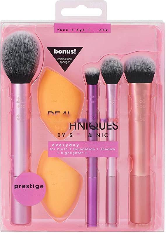 New REAL T Makeup Brush Set 5pcs Makeup Brush Makeup Tools - ZEYTONCART