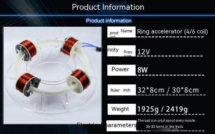 Ring Accelerator Cyclotron High-tech Toys - ZEYTONCART