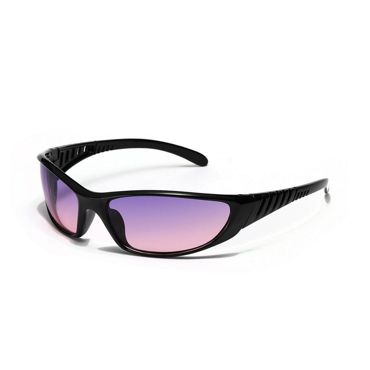 New Colorful Hollow Futuristic Tech Sunglasses - ZEYTONCART