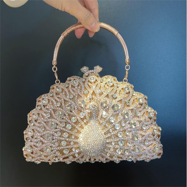 Large Peacock Diamond Every Night Bags Luxury - ZEYTONCART