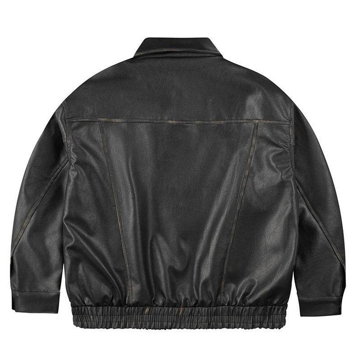 Retro Leather Clothing For Men And Women Loose - ZEYTONCART