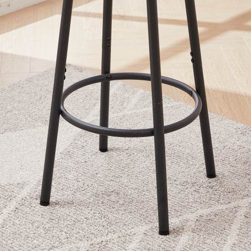 Round Bar Stools With Shelves - ZEYTONCART