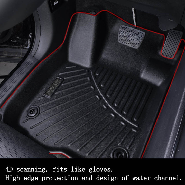 Floor Mats & Cargo Liners Compatible For Toyota Camry 2025 -Include Hybrid- All Weather 2 Row Floor Liners And Trunk Mat Mats Accessories-Black. - ZEYTONCART
