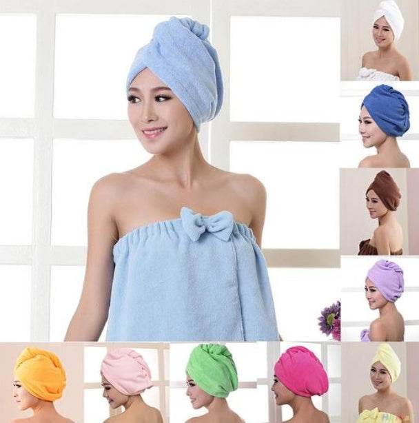 Women's Hair Dryer Cap, Absorbent Dry Hair Towel - ZEYTONCART