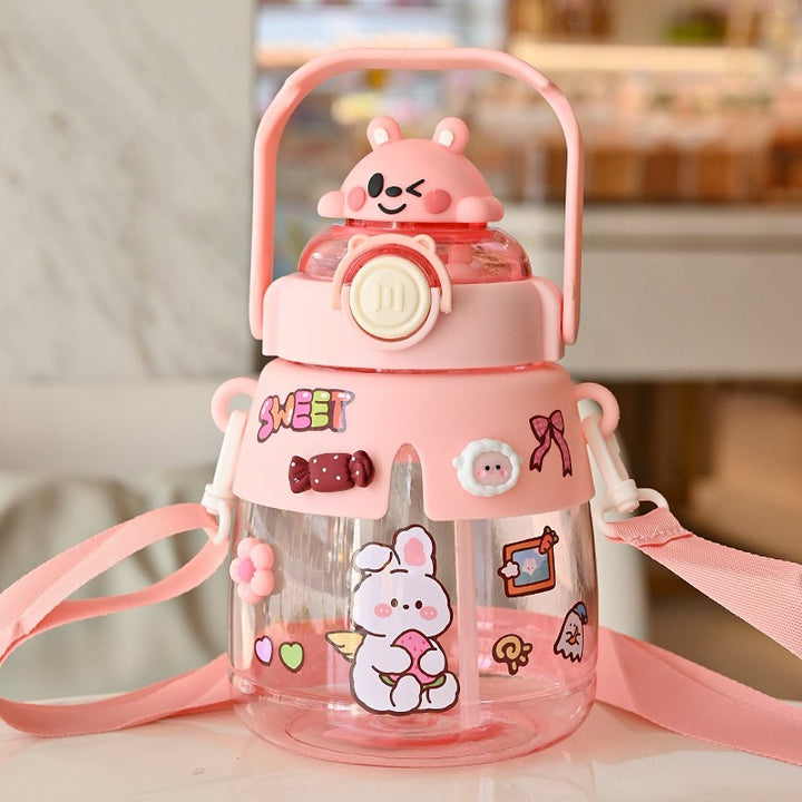 Cute Cartoon Straw Children's Water Cup - ZEYTONCART