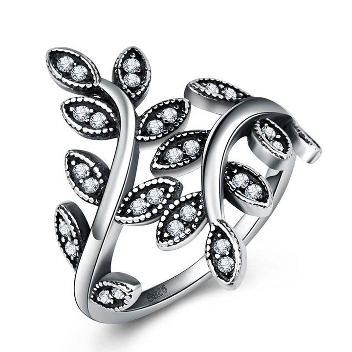 Tree of Life Rings Black Vintage Rings - ZEYTONCART