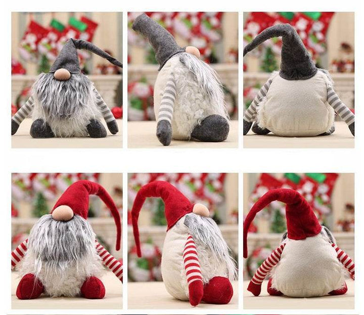 Cartoon christmas decoration doll faceless doll - ZEYTONCART