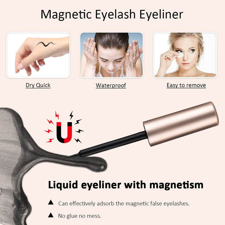 Magnetic false eyelashes - ZEYTONCART