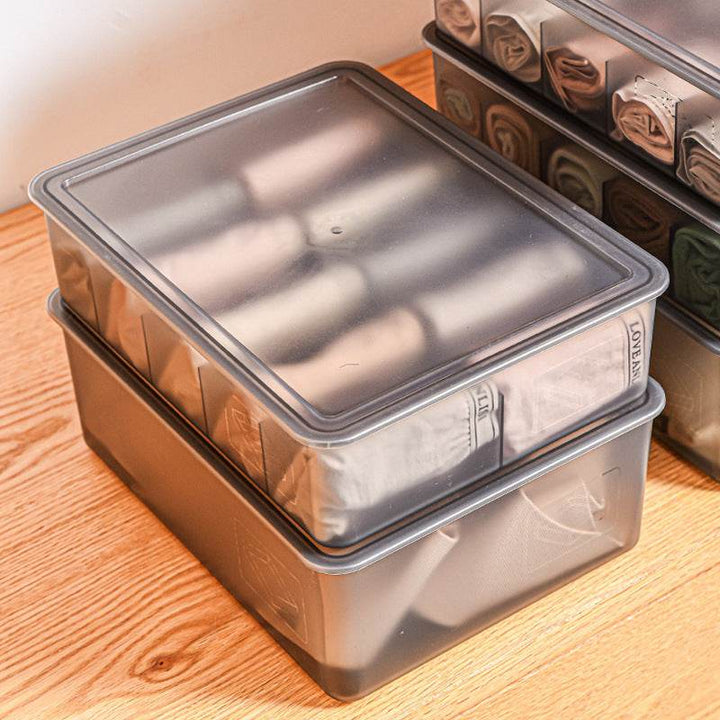 Stacked Storage Box Underwear Bra Socks Storage Box Storage Wardrobe Storage - ZEYTONCART