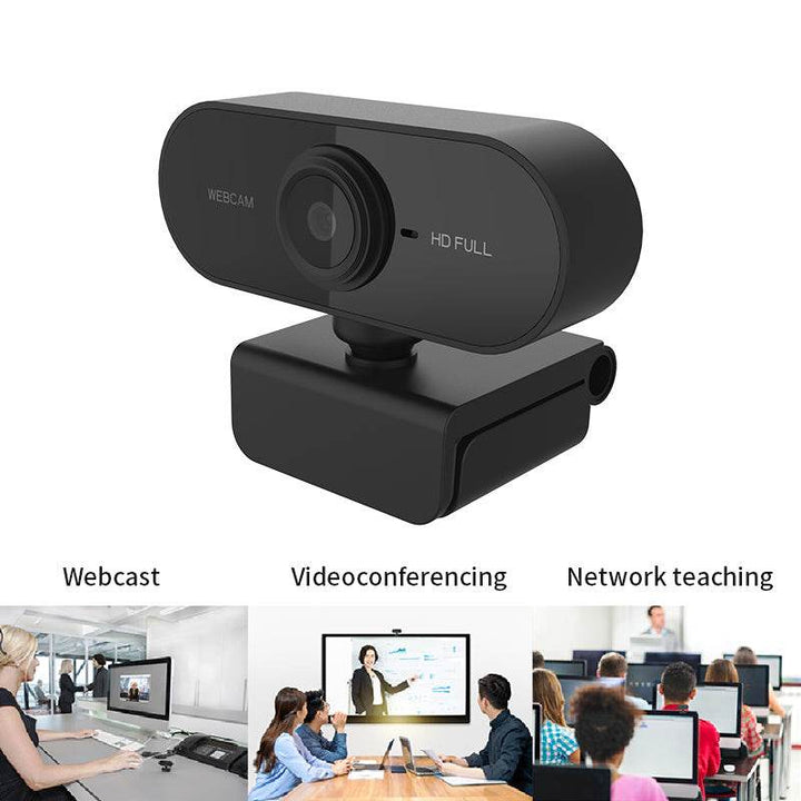 1080P Rotatable Webcam for HD Video Conferencing - ZEYTONCART