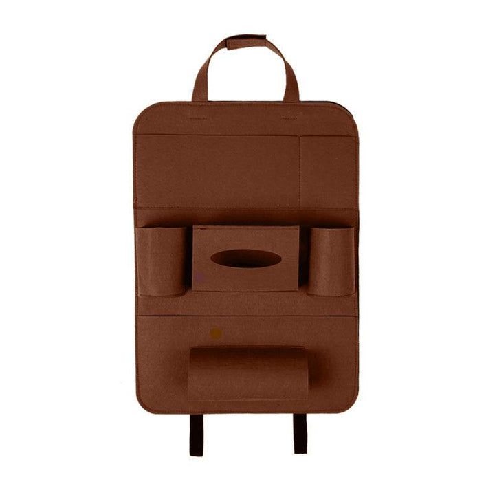 Auto Car Backseat Organizer Car-Styling Holder Multi-Pocket Seat Wool Felt Storage Multifunction Vehicle Accessories Bag - ZEYTONCART