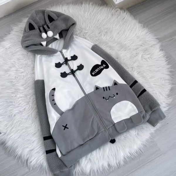 Retro Alphabet Embroidered Hoodie Women's Autumn And Winter New - ZEYTONCART