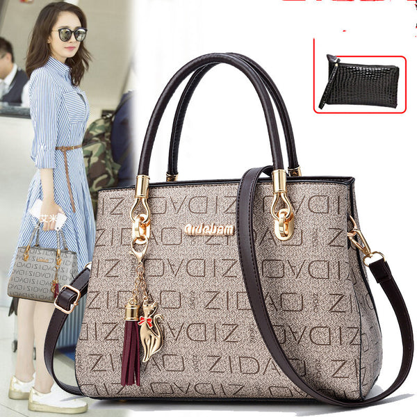 Printed Fashion Ladies Handbags Big Bags All-match Single Shoulder Messenger Bag - ZEYTONCART