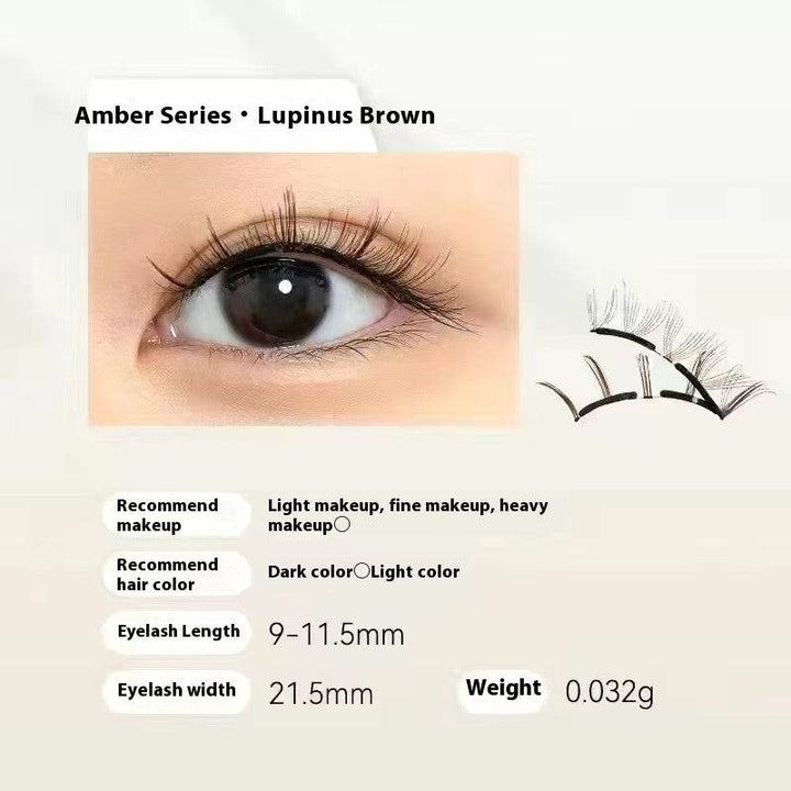 Magnetic Eyelashes Thick Zero Glue Long C Curved Eyelashes - ZEYTONCART