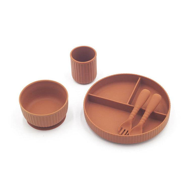Integrated Edible Silicon Complementary Food Feeding Tableware - ZEYTONCART