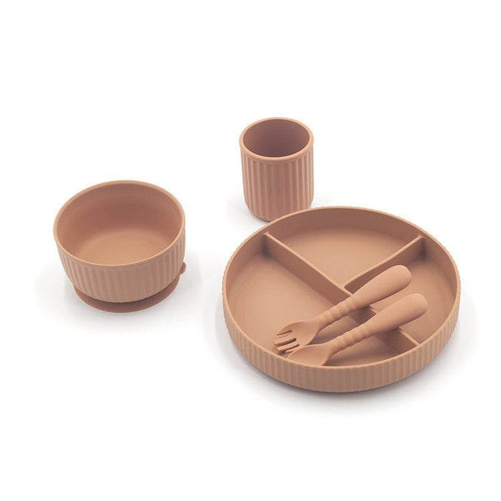 Integrated Edible Silicon Complementary Food Feeding Tableware - ZEYTONCART