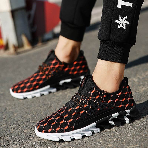 Men's Sport Sneakers Men Comfortable Sports Outdoor Running Shoes Newest Male Breathable Footwear for Men Lace-Up - ZEYTONCART
