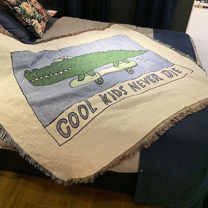 Sofa blanket knitted blanket - ZEYTONCART