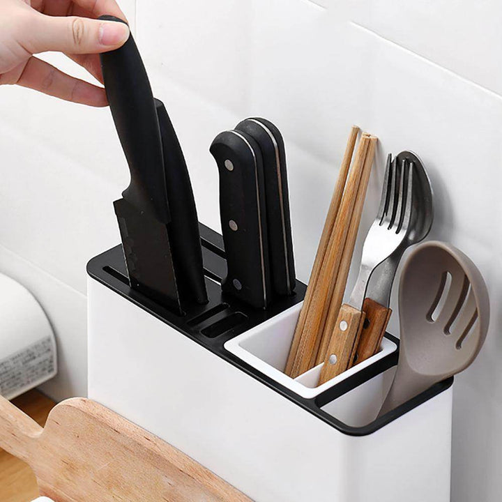 Tableware Storage Holders Kitchen Knife Plastic Storages Racks For Kitchen Convenience Cabinet Kitchen Gadgets - ZEYTONCART